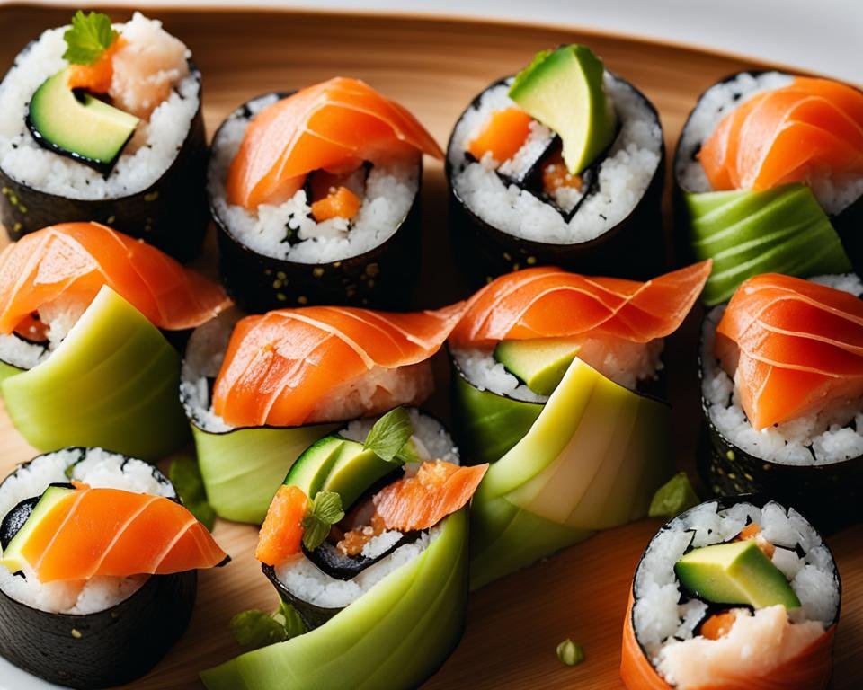 Maki de Salmón y Aguacate