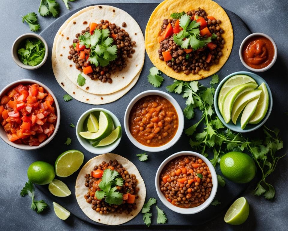 Tacos Veganos de Lentejas